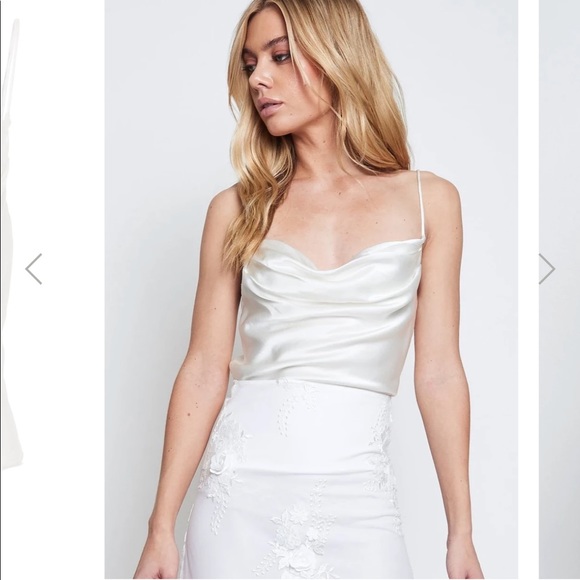 Lurelly Tops - Lurelly | Beta Silk Blouse White